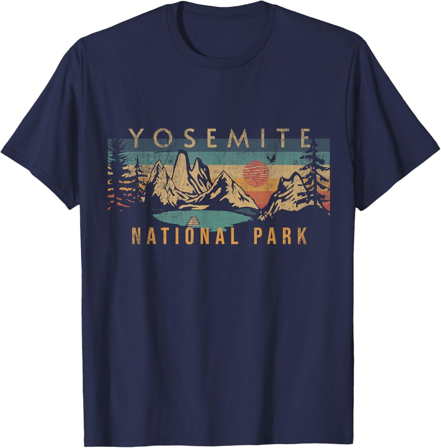 Parc National de Yosemite T-Shirt - T-Shirt | Navy
