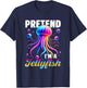 Pretend I'm A Jellyfish Ocean Themed Tentacles Costume T-Shirt - T-Shirt | Navy