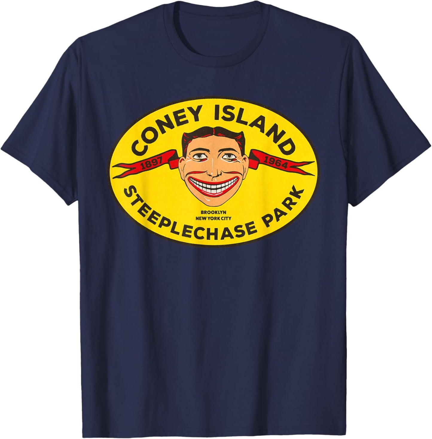 Coney Island Amusement Park T-Shirt - T-Shirt | Navy