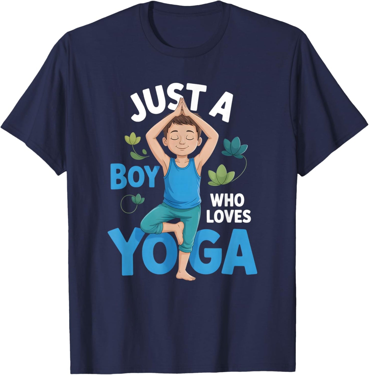 Boys Yoga T-Shirt - T-Shirt | Navy
