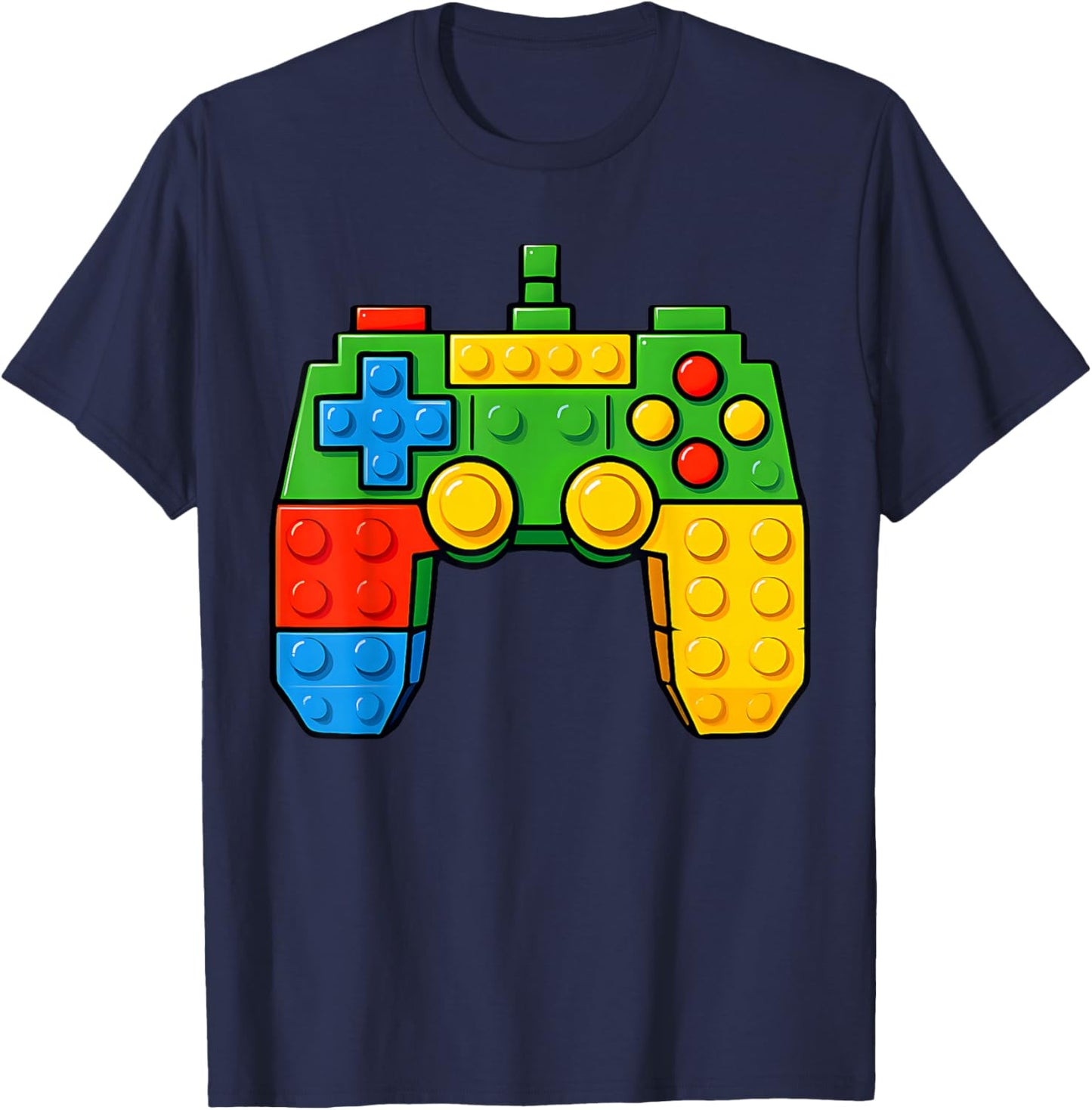 Console de Jeu Master Builder Block Building Briques Jouets T-Shirt - T-Shirt | Navy