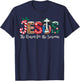Jesus Is The Reason For The Season Christian Christmas Faith T-Shirt - T-Shirt | Navy