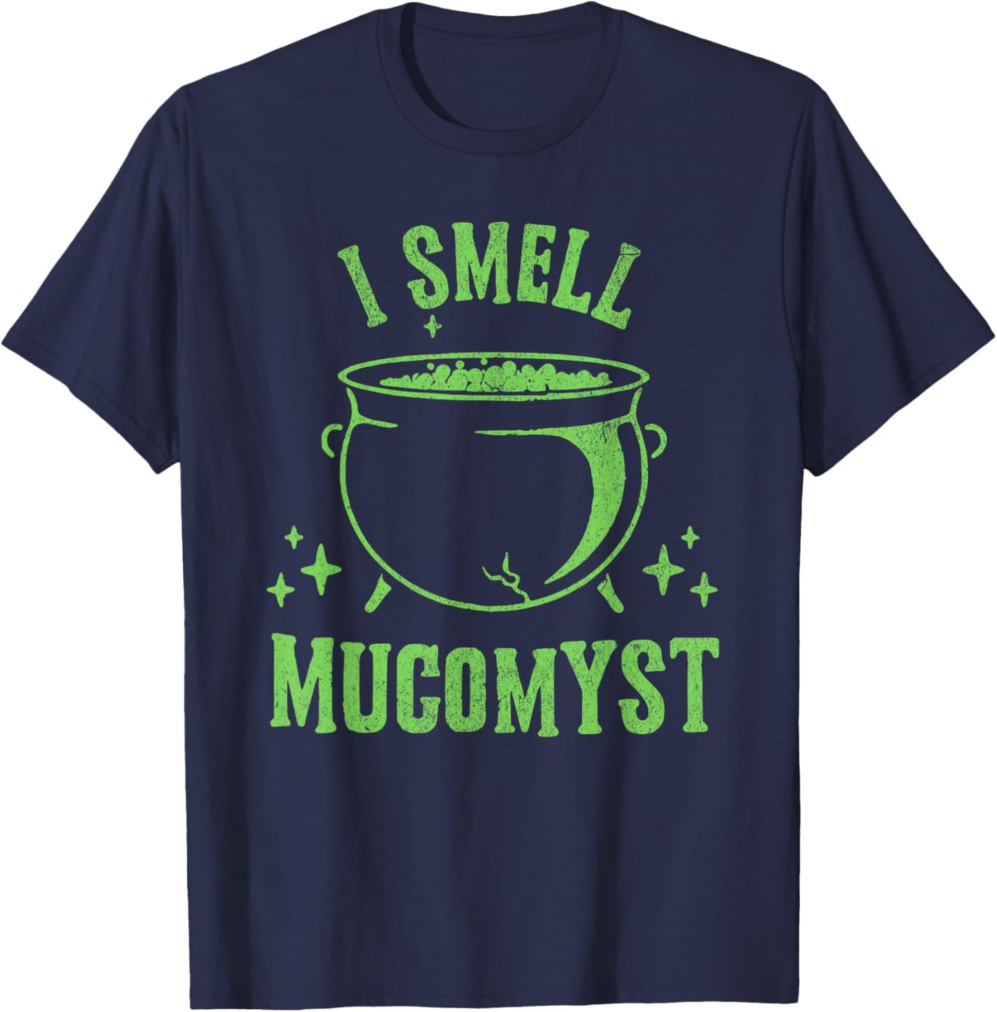 I Smell Mucomyst Funny Halloween Respiratory Therapist T-Shirt - T-Shirt | Navy