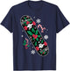 Skateboard Christmas T-Shirt - T-Shirt | Navy