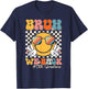 Bruh We Back 5th Graders Smile Face 1st Day of Fifth Grade T-Shirt - T-Shirt | Navy