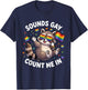 Funny Raccoon Pride Shirt Gay Pride Gift Fun T-Shirt - T-Shirt | Navy
