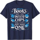 Bookworm Literature Book Saying Reading Writing Lover Quote T-Shirt - T-Shirt | Navy