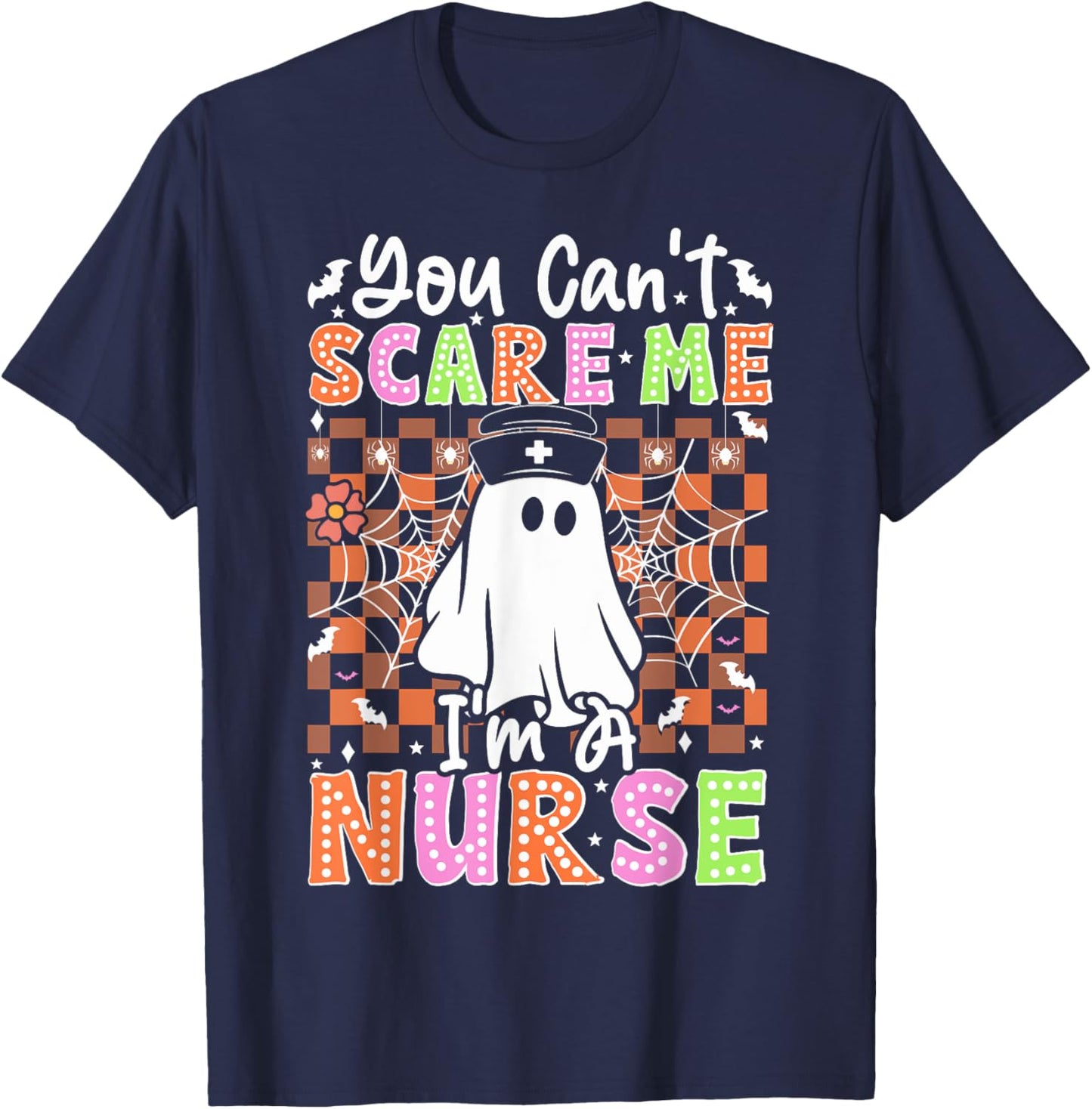 Night Halloween Boo Crew Nurse Halloween For Nurses RN T-Shirt - T-Shirt | Navy