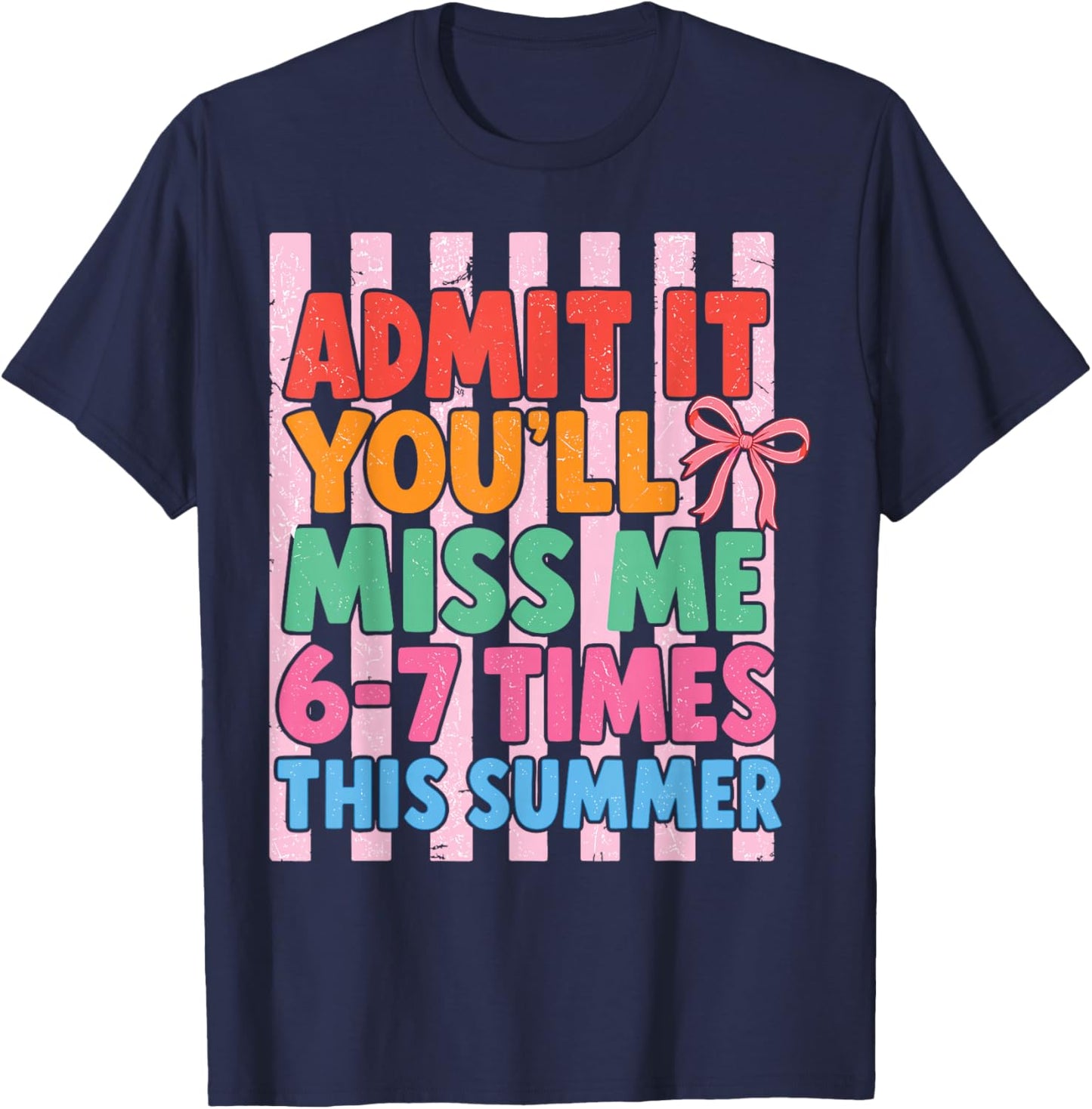 67 Last Day of School Gen A Last Day of School Teacher 67 T-Shirt - T-Shirt | Navy
