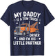 My Daddy Is A Tow Truck Driver And I'M His Little Partner T-Shirt - T-Shirt | Navy