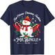 New Orleans Mr.Bingle Christmas Tradition Snowmen Christmas T-Shirt - T-Shirt | Navy