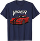 Red Viper Sports Car Design T-Shirt - T-Shirt | Navy