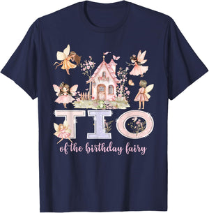 TIO of The Birthday Fairy Girl Magical Family Matching T-Shirt - T-Shirt | Navy