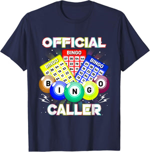 Bingo Player Official Bingo Caller T-Shirt - T-Shirt | Navy