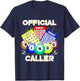 Bingo Player Official Bingo Caller T-Shirt - T-Shirt | Navy
