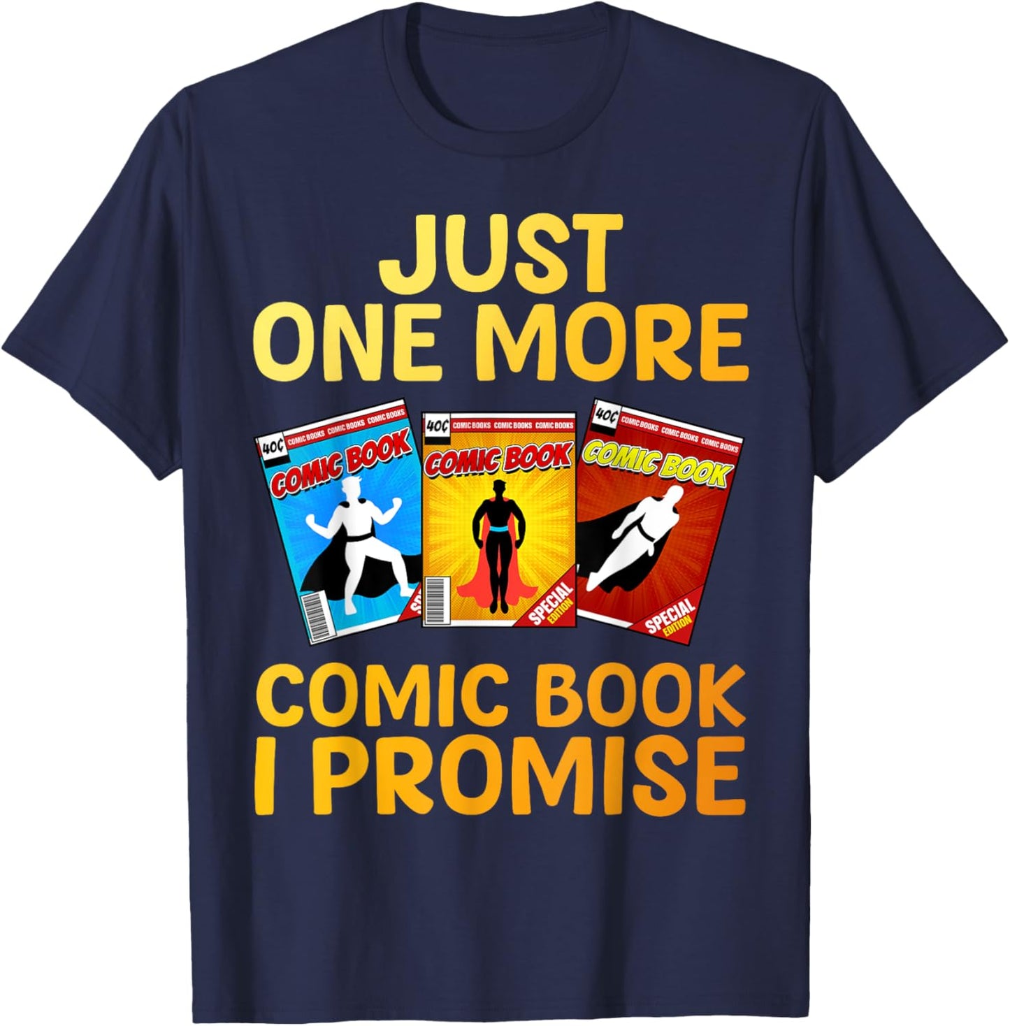 Funny Comic Book Design Women Comic Book Collectors T-Shirt - T-Shirt | Navy