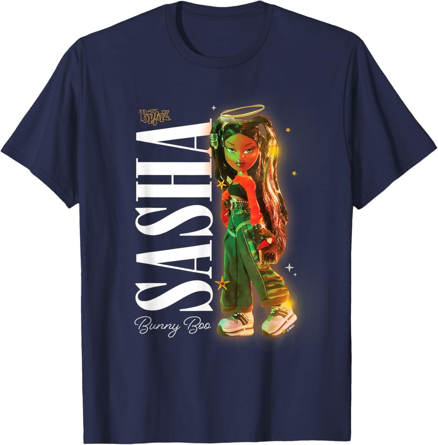 Bratz - Sasha Bunny Boo T-Shirt - T-Shirt | Navy