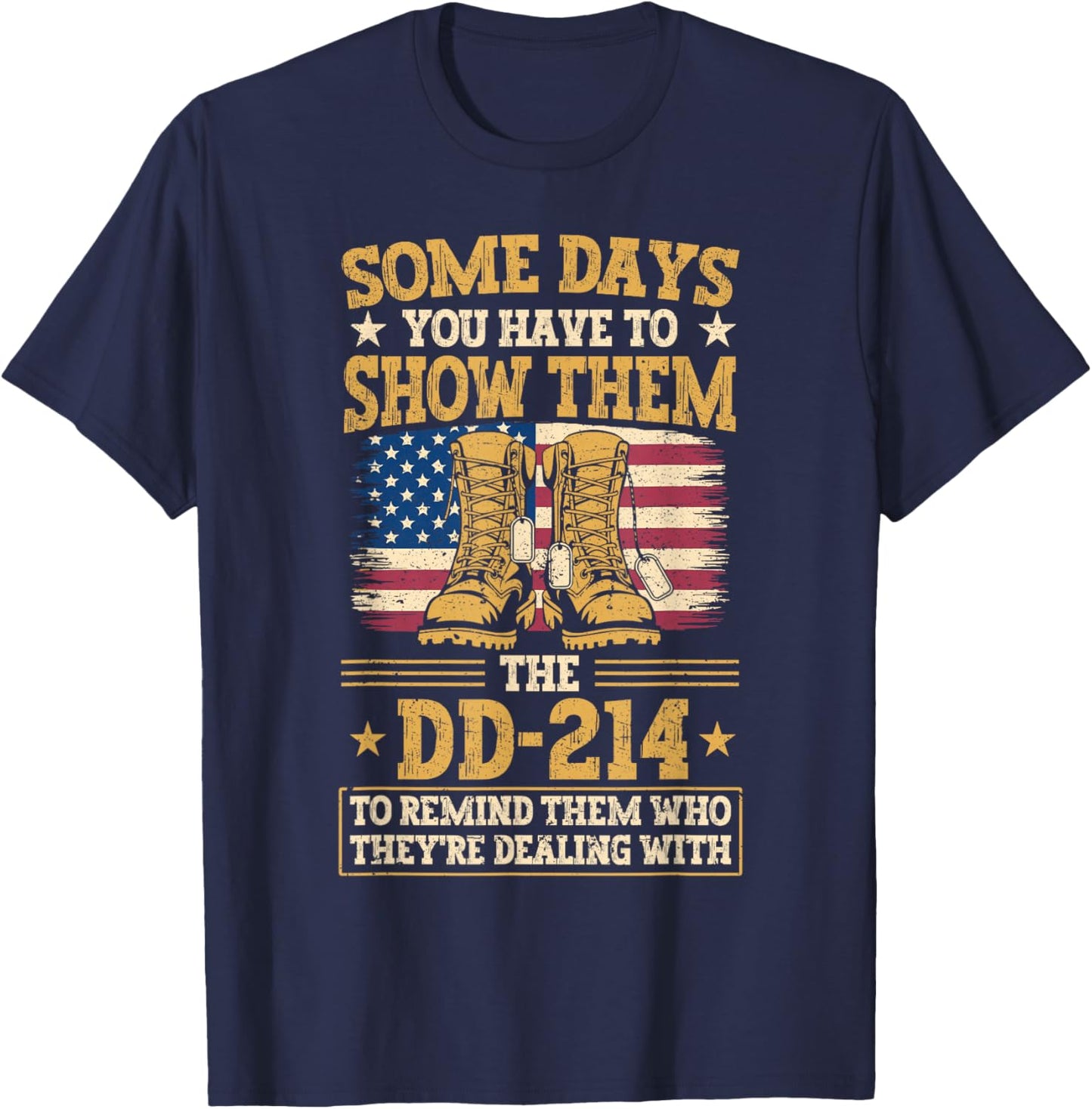 Grumpy Vet & Retired Military Gifts Grumpy Old Veteran - Black, Small - Military Veteran T-Shirt - T-Shirt | Navy