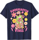 Kindergarten Vibes Groovy Kindergarten Back To School Frog T-Shirt - T-Shirt | Navy