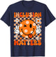 Groovy Inclusion Matters Special Education Teacher Sped T-Shirt - T-Shirt | Navy