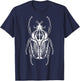 Goliath Beetle Illustration T-Shirt - T-Shirt | Navy