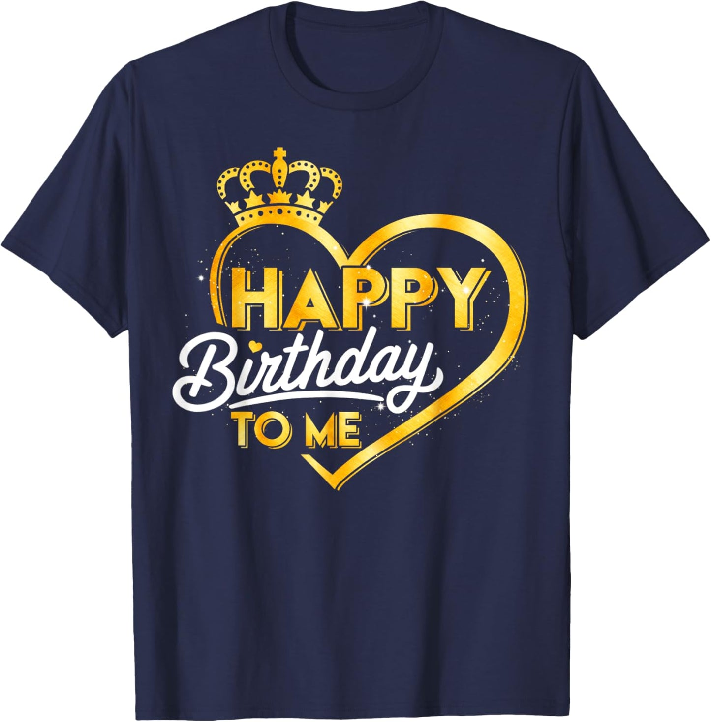 Happy Birthday To Me Queen African Birthday American Afro T-Shirt - T-Shirt | Navy