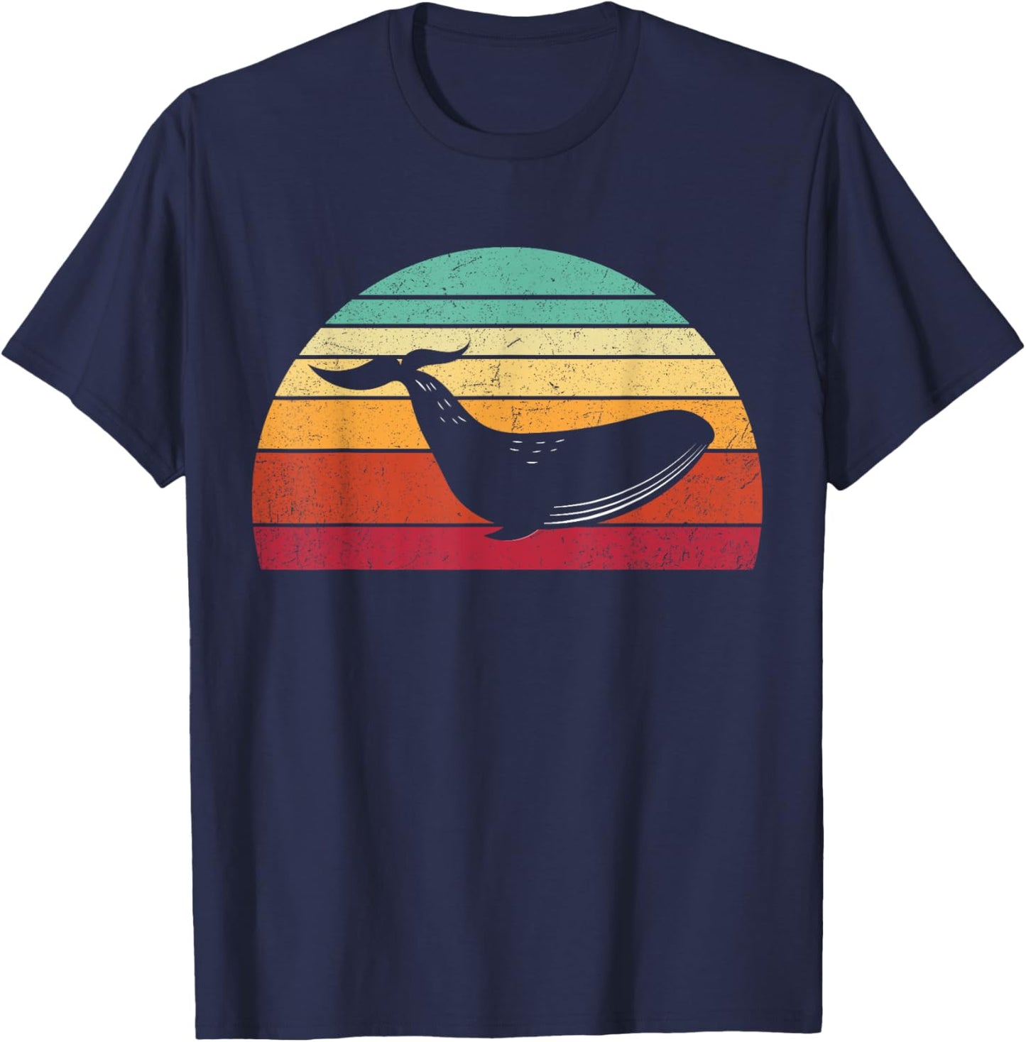 Save The Blue Whale Endangered Animal Specie Ocean Awareness T-Shirt - T-Shirt | Navy