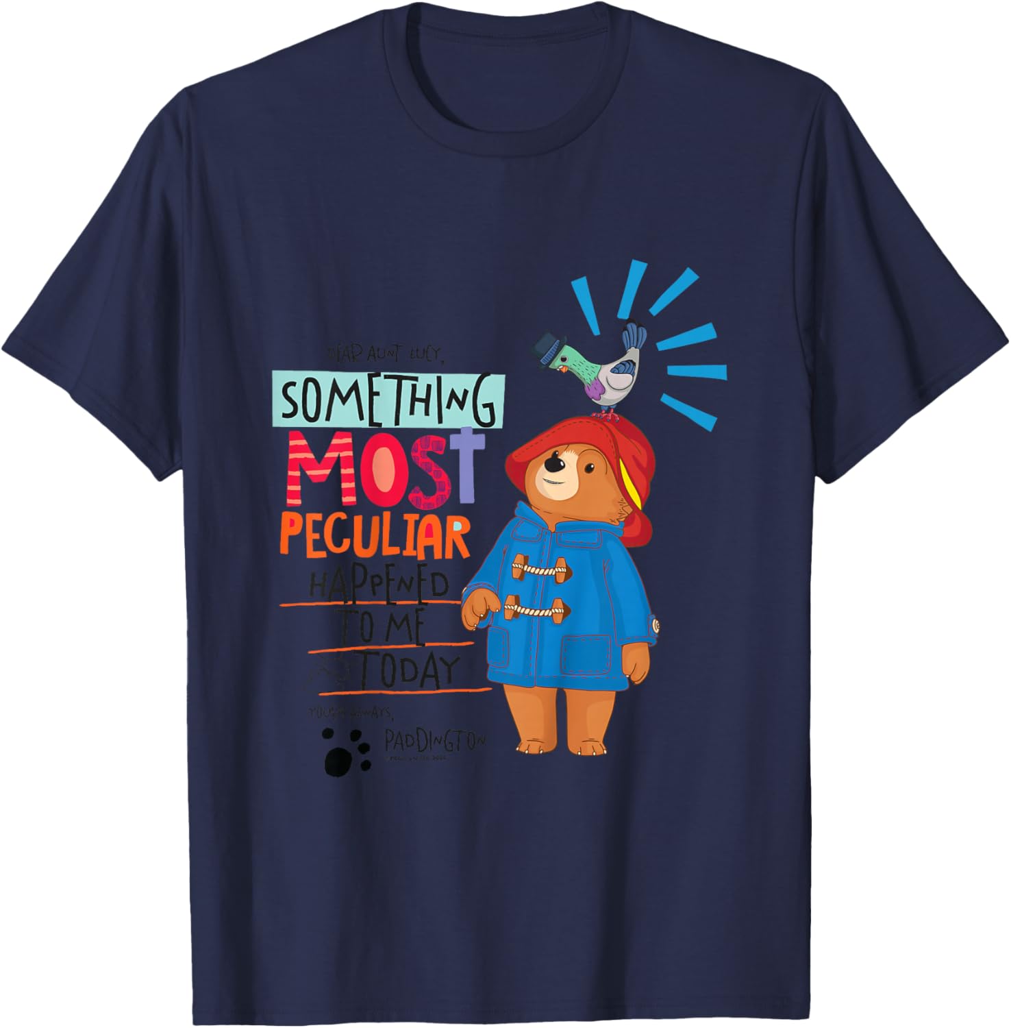The Adventures of Paddington Have Something Very Strange for Kids T-Shirt - T-Shirt | Navy