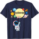Godfather of The Birthday Boy Astronaut Space Planets Family T-Shirt - T-Shirt | Navy