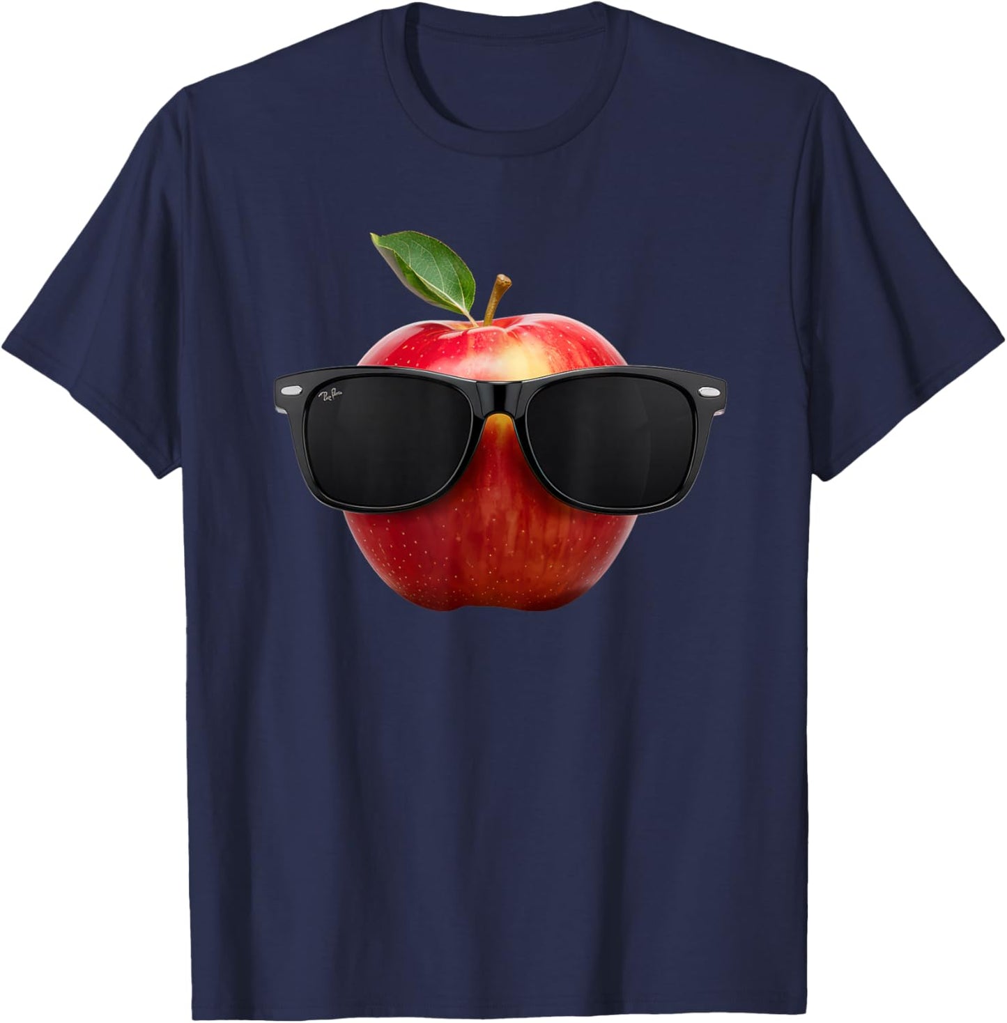 Apfel Sonnenbrillen Lustige Obst Kostüm T-Shirt - T-Shirt | Navy