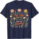 I Sought The Lord and He Heard and He Answered Christian T-Shirt - T-Shirt | Navy