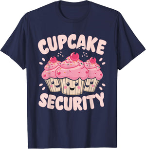 Cupcake Security T-Shirt - T-Shirt | Navy