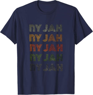 Love Heart Nyjah Grunge Vintage Style Black Nyjah T-Shirt - T-Shirt | Navy