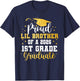 Proud Lil Brother of A Class 2026 1st Grade Graduate T-Shirt - T-Shirt | Navy