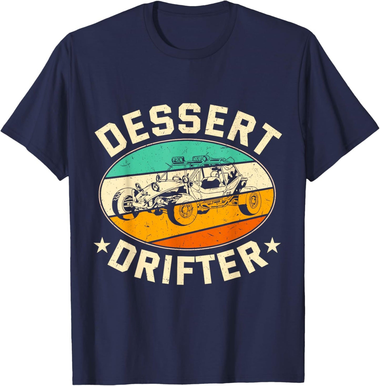 Off-Road Sand Racing Desert Buggy Sand Rail Dune Buggy T-Shirt - T-Shirt | Navy