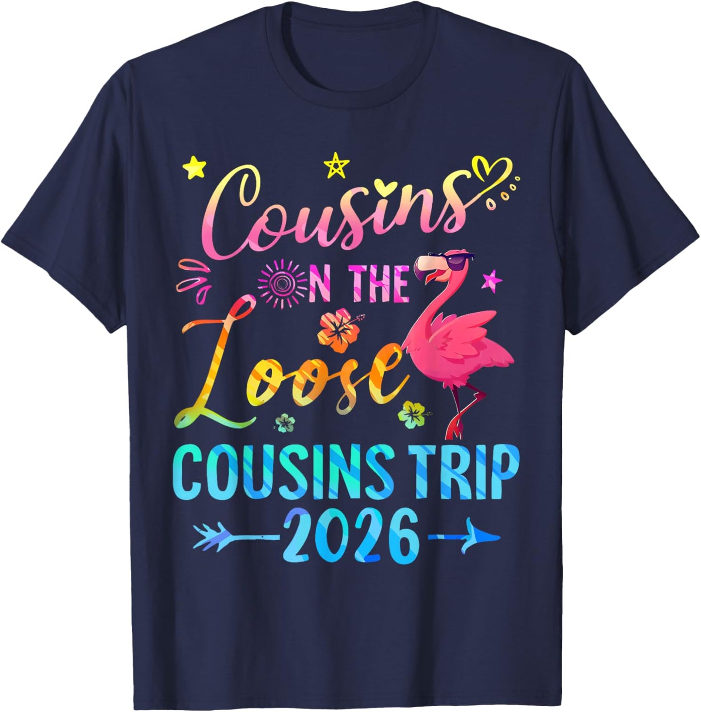 Cousins On 2026 The Loose Cousins Trip Matching Weekend Trip T-Shirt - T-Shirt | Navy