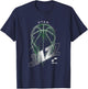 NBA Utah Jazz Lightning Bolt Basketball Logo T-Shirt - T-Shirt | Navy