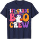 1st Grade Boo Crew Halloween First Grade Halloween Teacher T-Shirt - T-Shirt | Navy