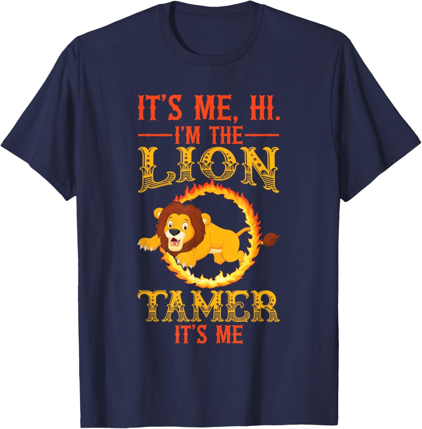Lion Tamer T-Shirt - T-Shirt | Navy