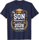 My Son Mastered It Class of 2026 Masters Graduation T-Shirt - T-Shirt | Navy