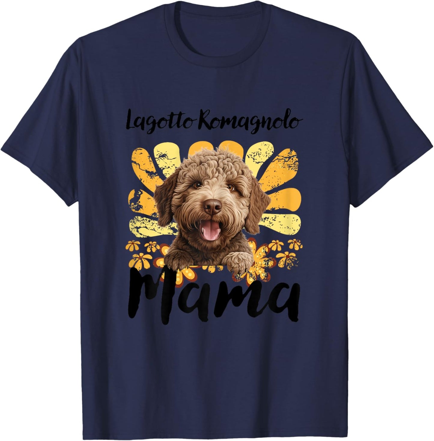Lagotto Romagnolo Mama Mom Lagotto Romagnolo T-Shirt - T-Shirt | Navy
