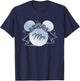 Disney Wedding Matching Minnie Bridal Veil Wife Bride Mrs T-Shirt - T-Shirt | Navy