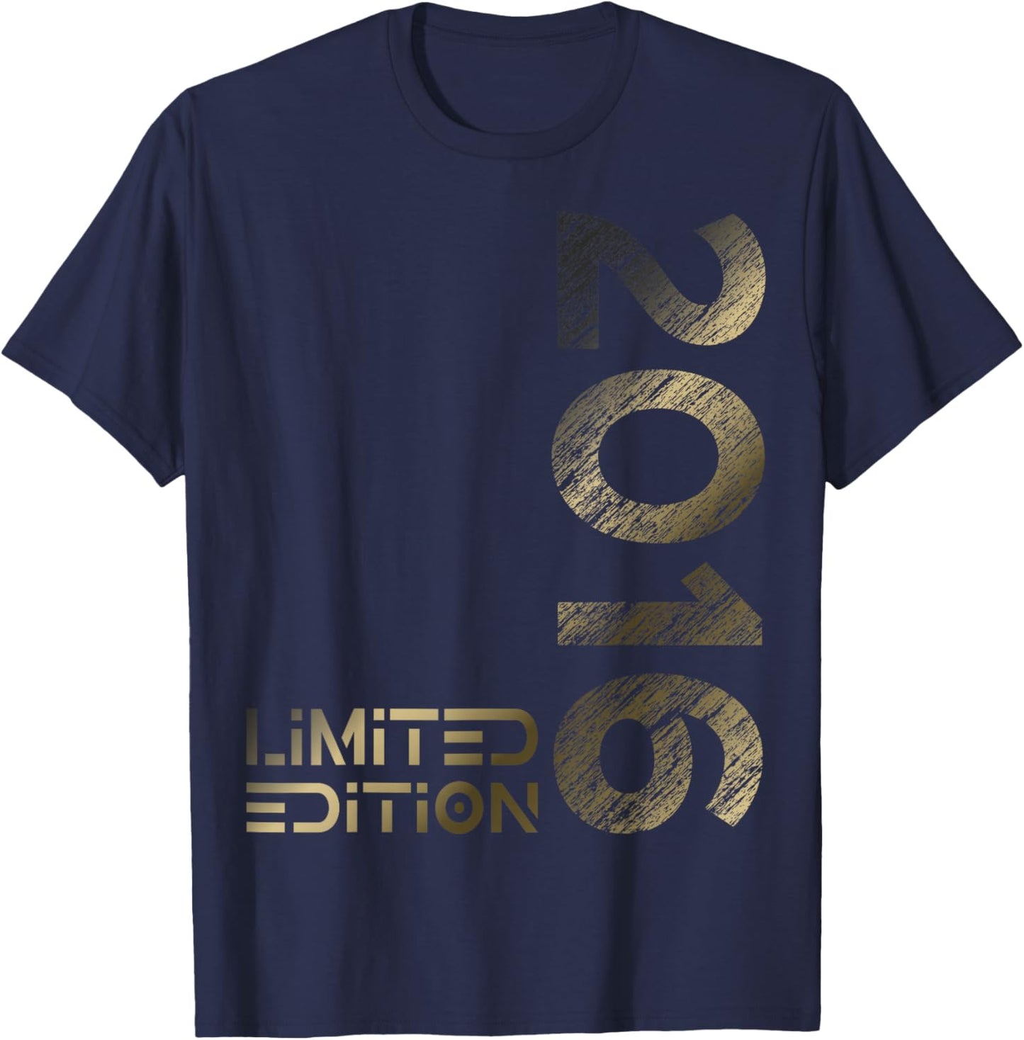 Limited Edition Vintage 2016 Boy Girl 10th Birthday T-Shirt - T-Shirt | Navy