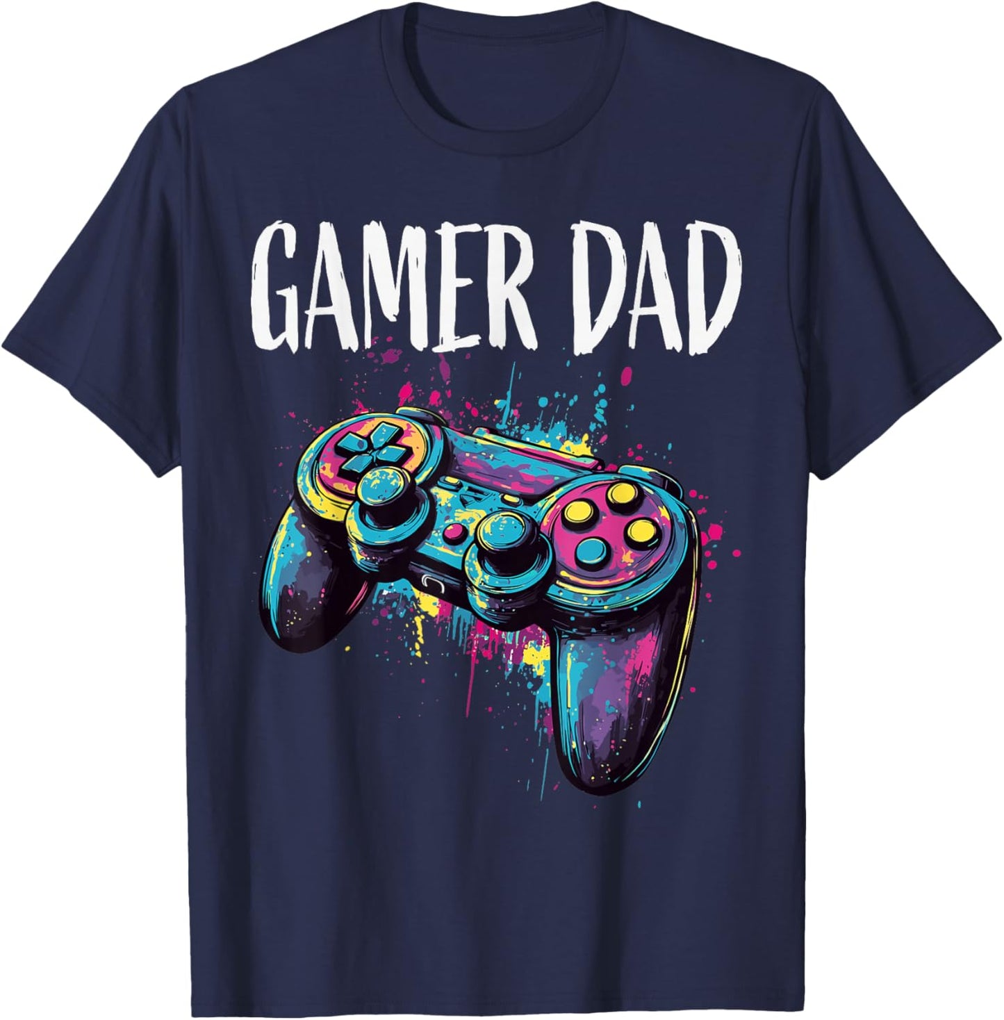 Gamer Dad T-Shirt - T-Shirt | Navy