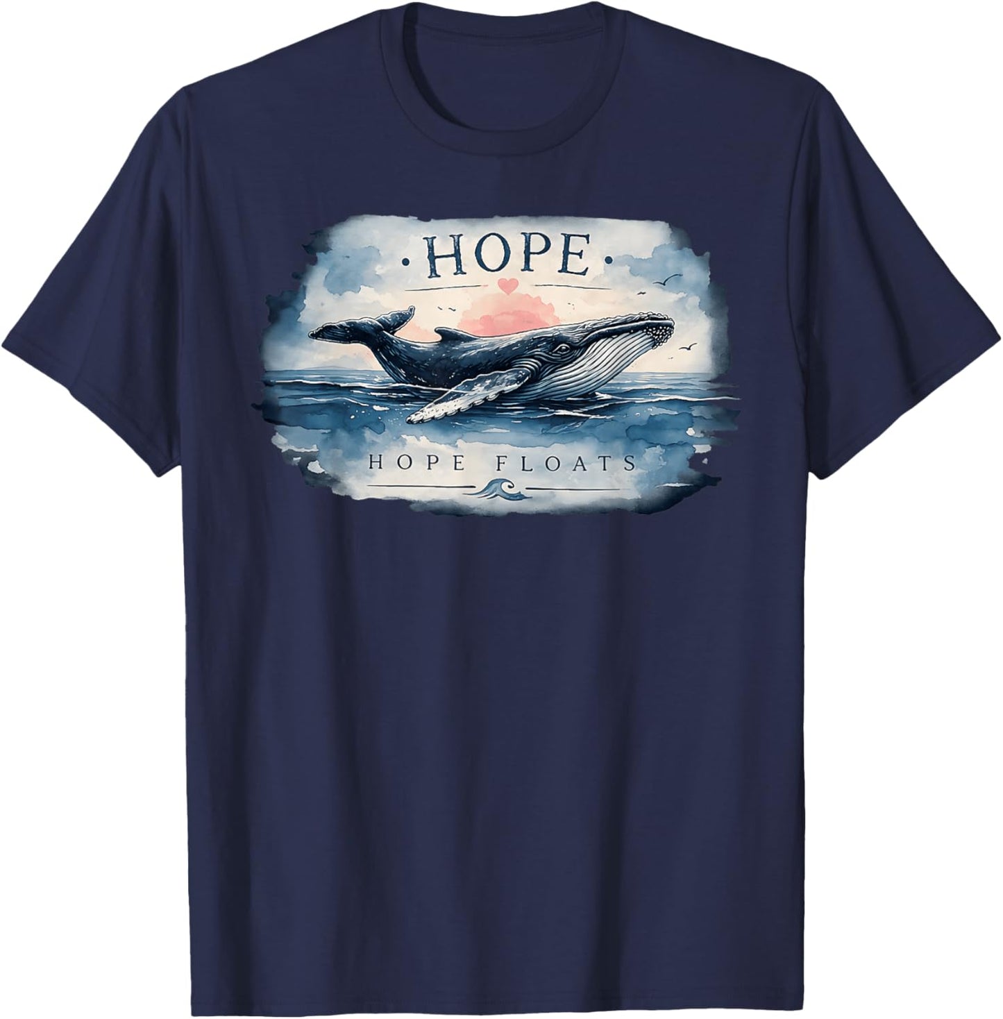 Timmy (Hope) der Buckelwal - Team Timmy T-Shirt - T-Shirt | Navy