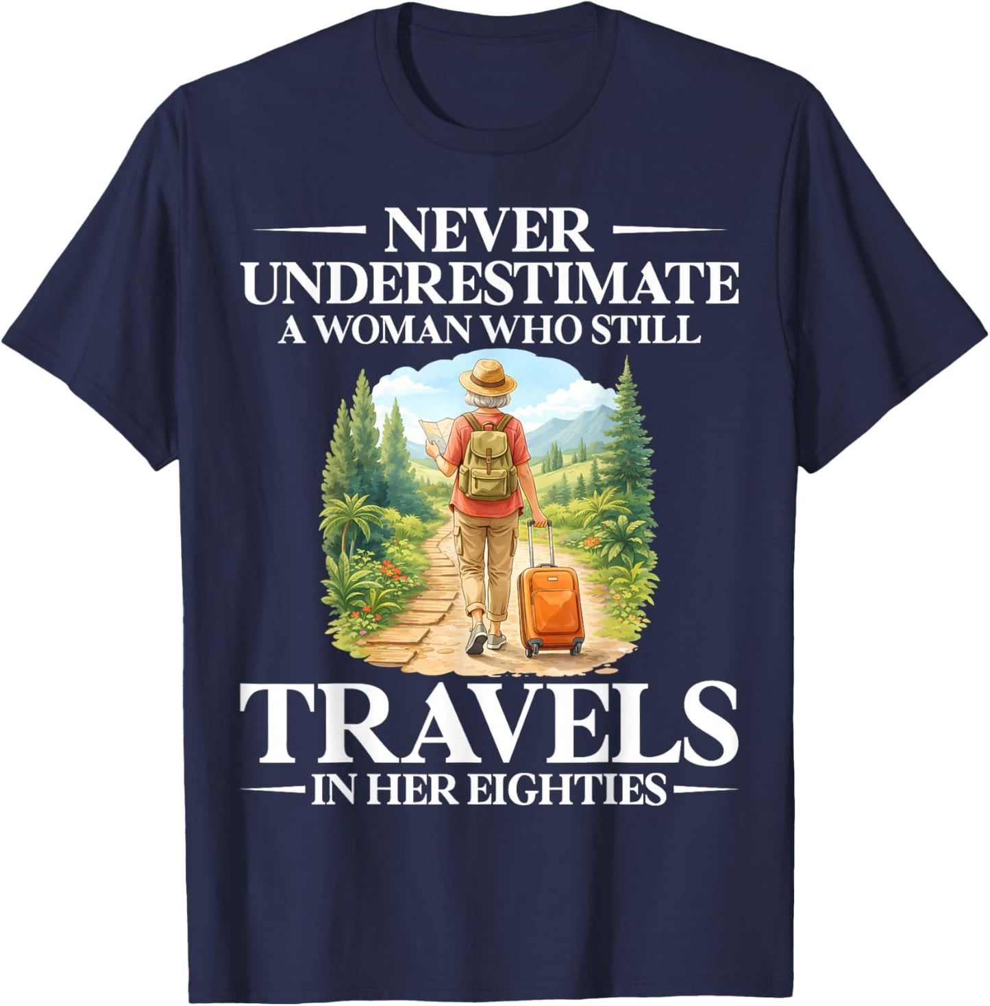 Her 80's T-Shirt - T-Shirt | Navy