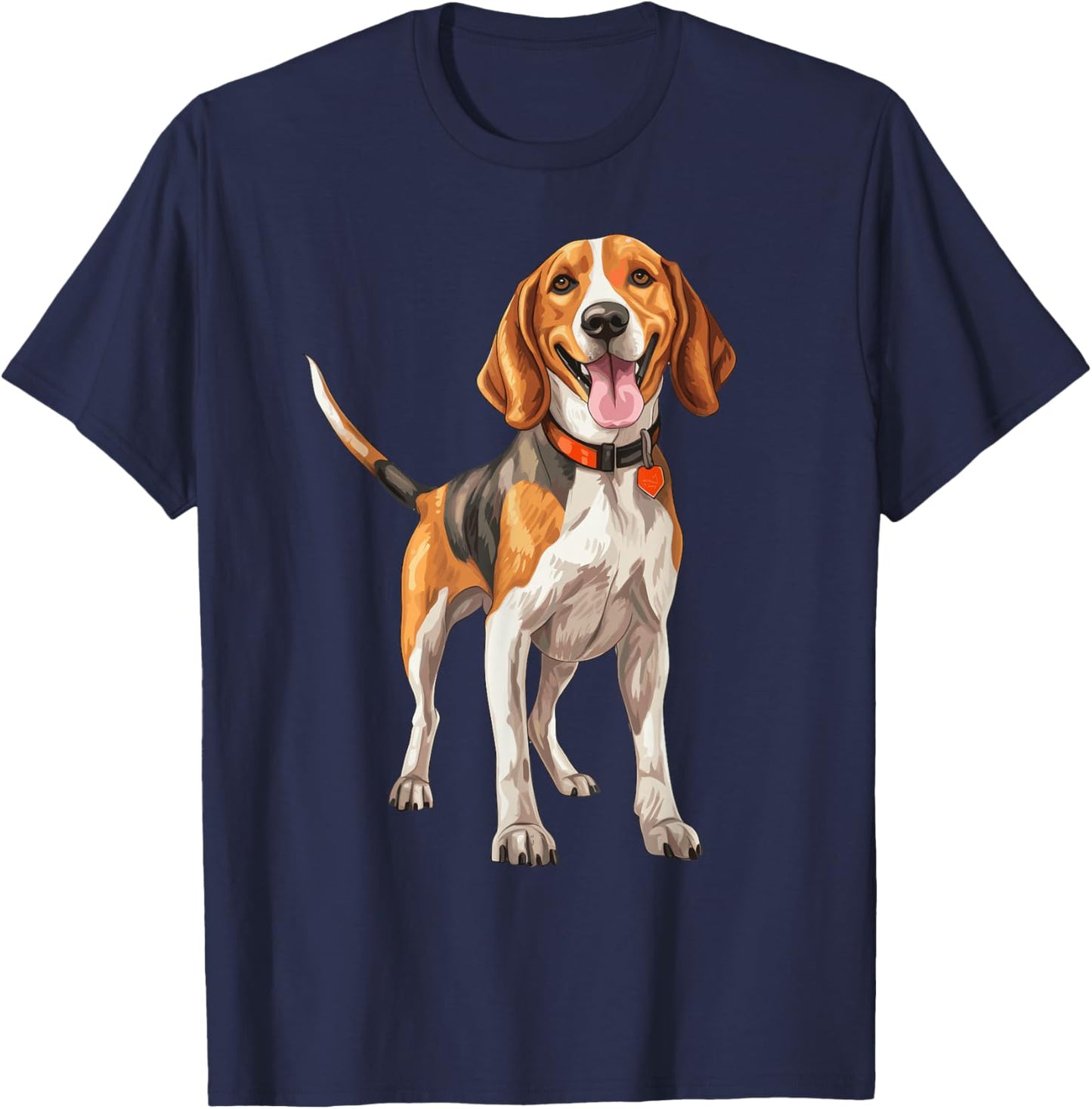 American Foxhound Owner Dog Enthusiast American Foxhound T-Shirt - T-Shirt | Navy