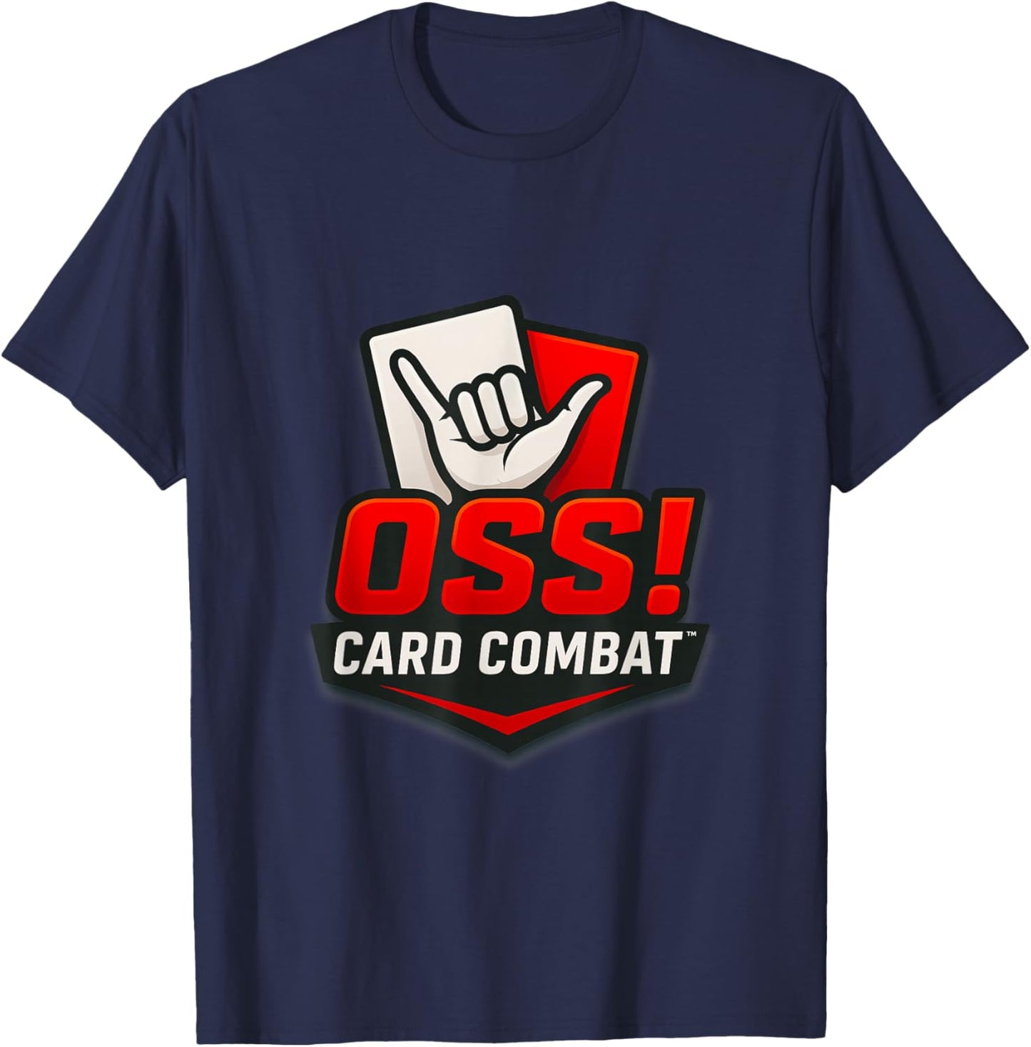 Brazilian Jiu-Jitsu Strategy Card Game Fan T-Shirt - T-Shirt | Navy