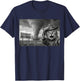 Funny Cat Selfie Tornado Oklahoma Storm Chaser Cowboy Hat T-Shirt - T-Shirt | Navy