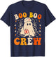 Groovy Boo Boo Crew Nurse Funny Ghost Women Halloween Nurse T-Shirt - T-Shirt | Navy